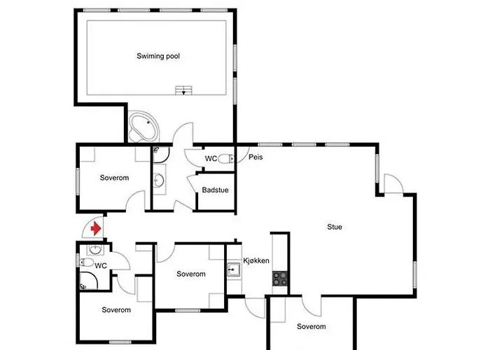 Exclusive Fjordside Villa With Swimming Pool, Sauna, Jacuzzi And Boat Hire