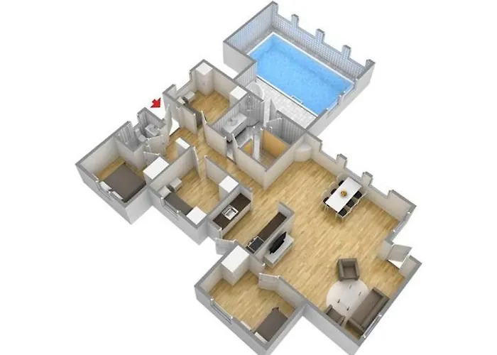 Exclusive Fjordside Villa With Swimming Pool, Sauna, Jacuzzi And Boat Hire Tatil Evi